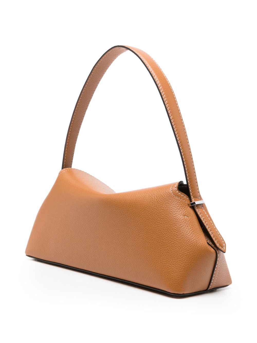 T-LOCK LEATHER SHOULDER BAG