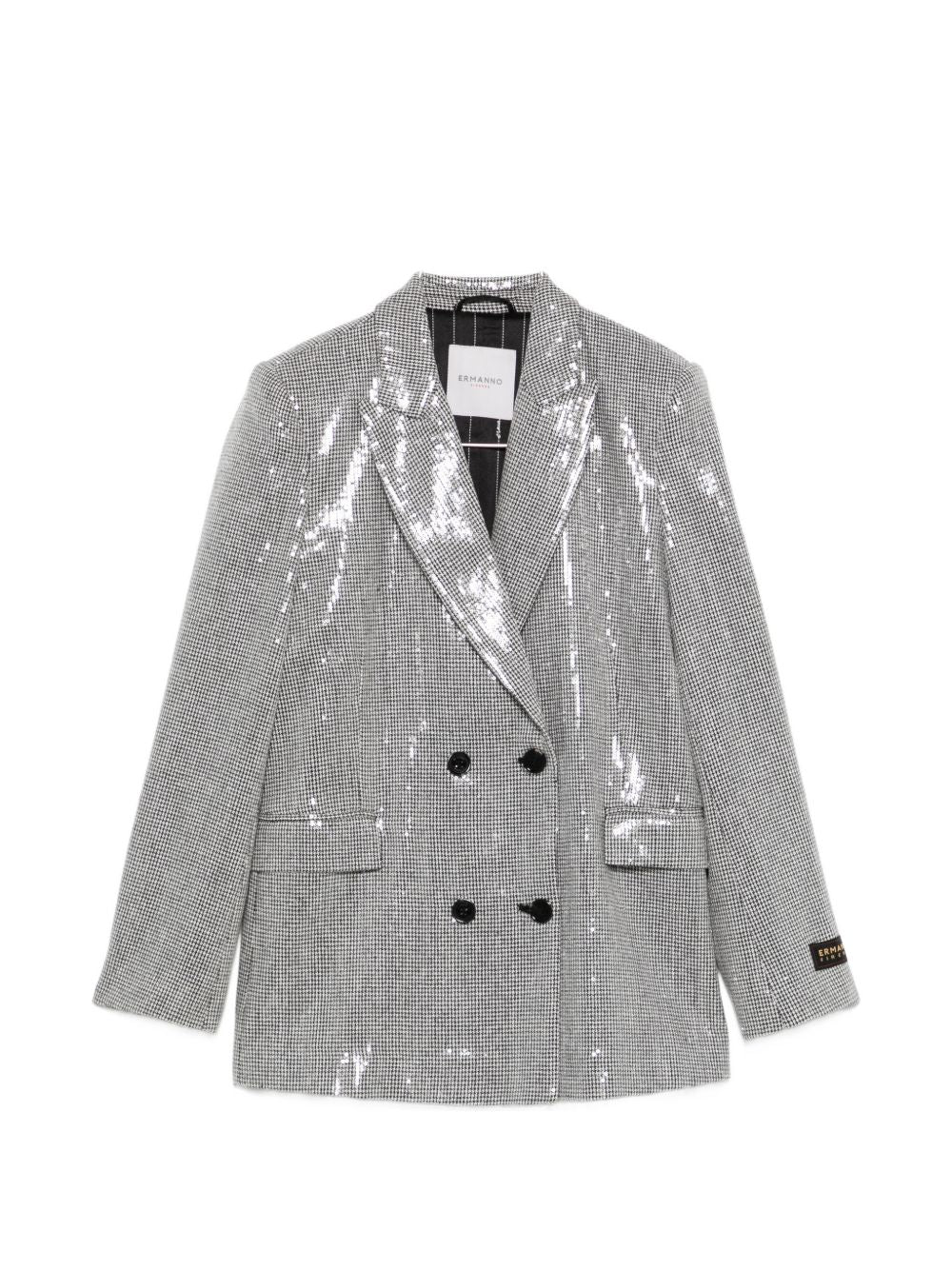 SEQUINED DOUBLE-BREASTED JACKET
