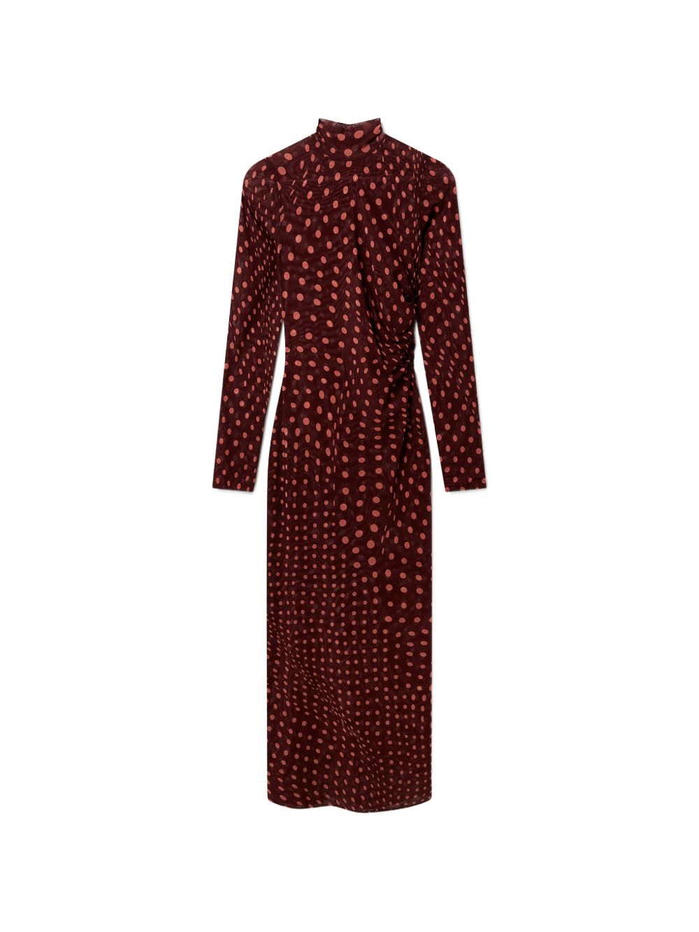 POLKA DOT LONG DRESS