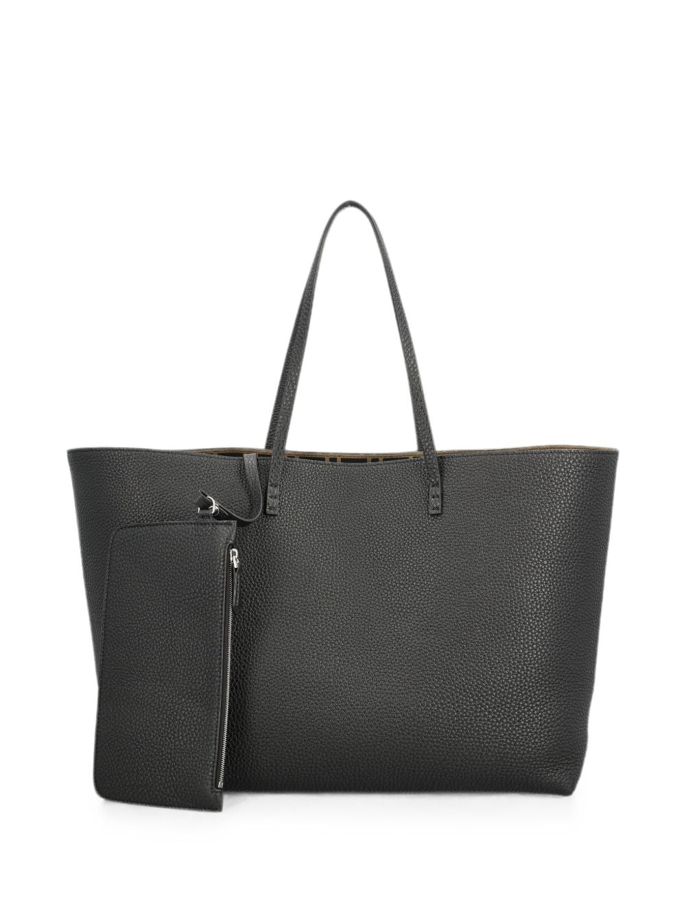 ROLL MEDIUM LEATHER TOTE BAG