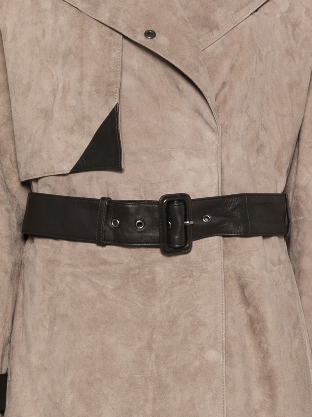 LEATHER TRENCH COAT