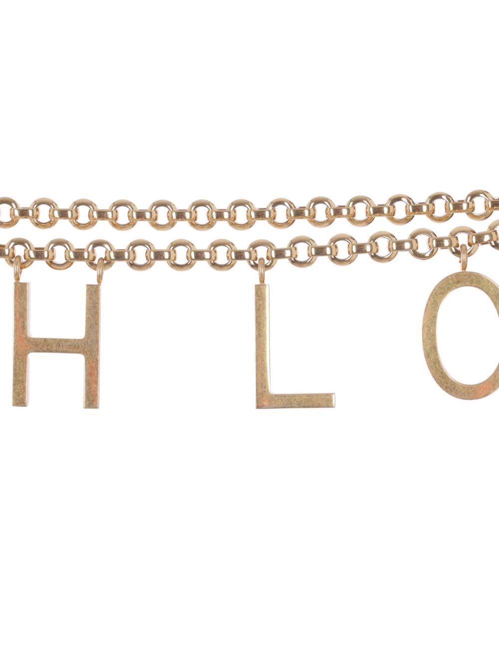 CHLOÉ LETTERS BELT