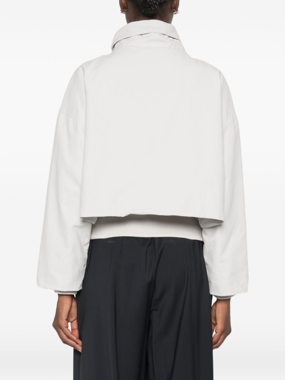 COTTON BLEND BLOUSON JACKET