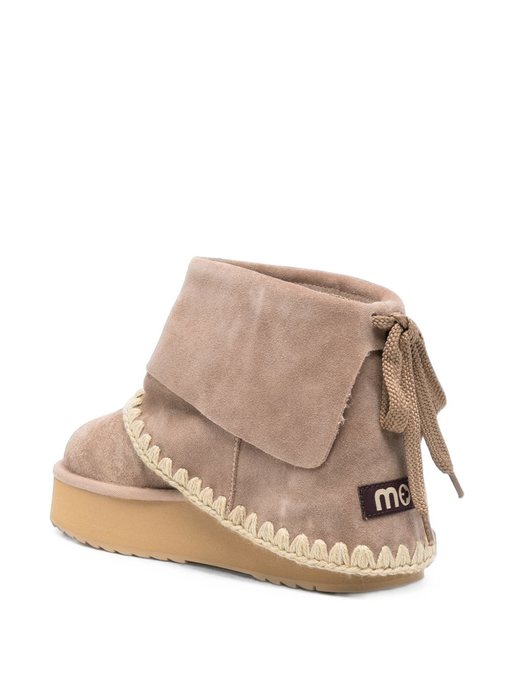 PLATFORM WOOL BOOTS