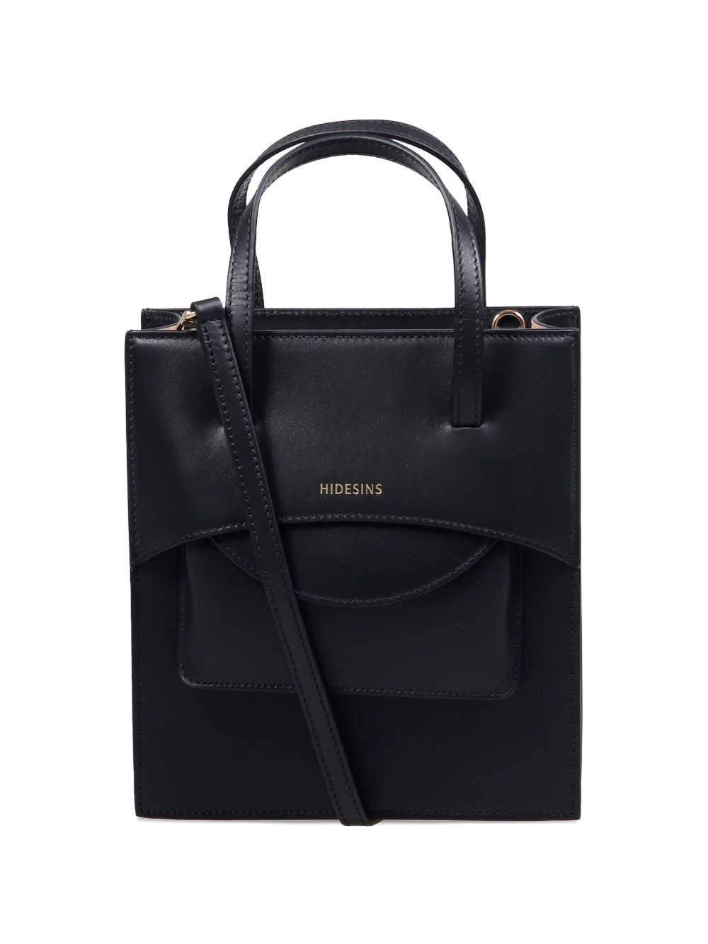 POCKET LEATHER HANDBAG