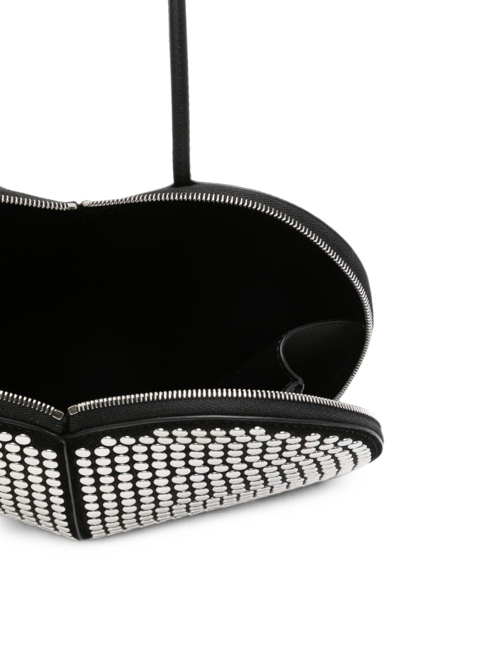 LE COEUR STUDS LEATHER CROSSBODY BAG