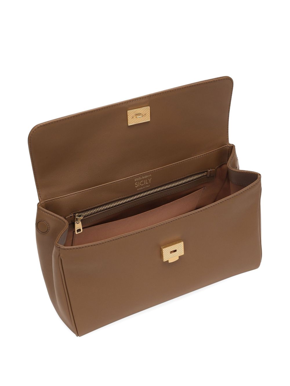MY SICILY MEDIUM SOFT LEATHER HANDBAG