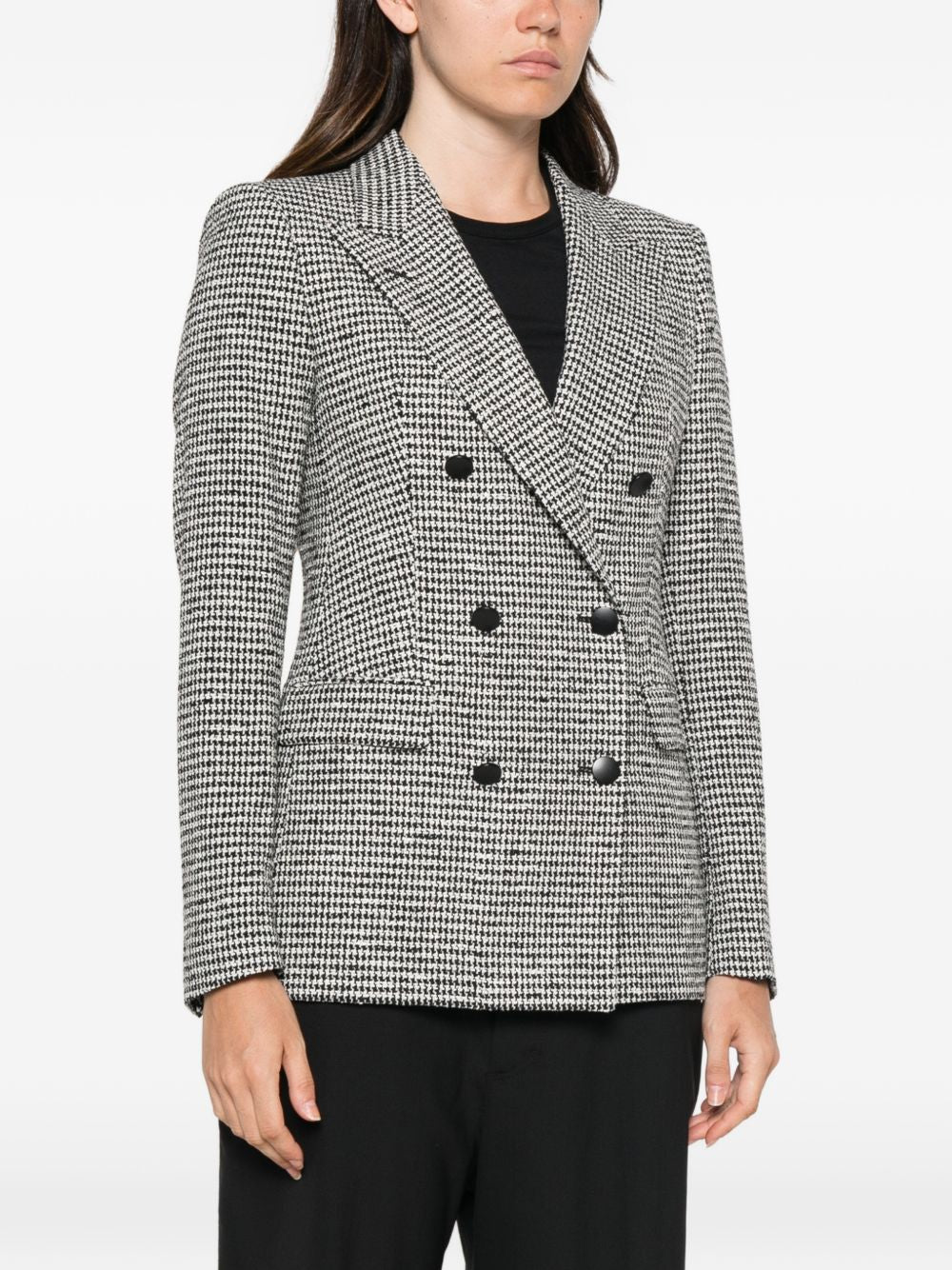 WOOL BLEND DOUBLE-BREASTED JACKET