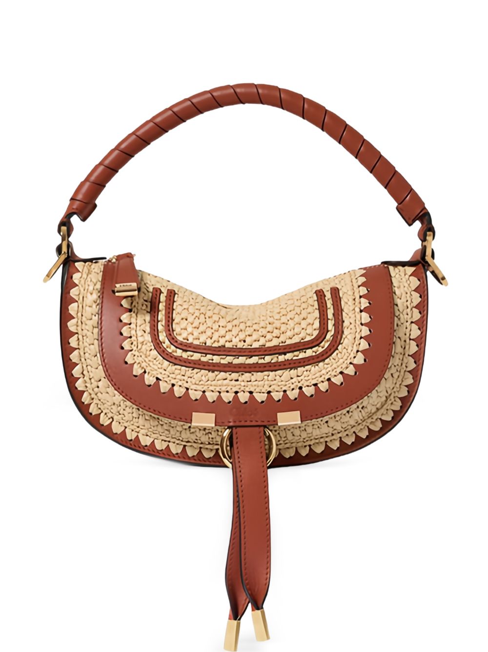 MARCIE MINI RAFIA SHOULDER BAG