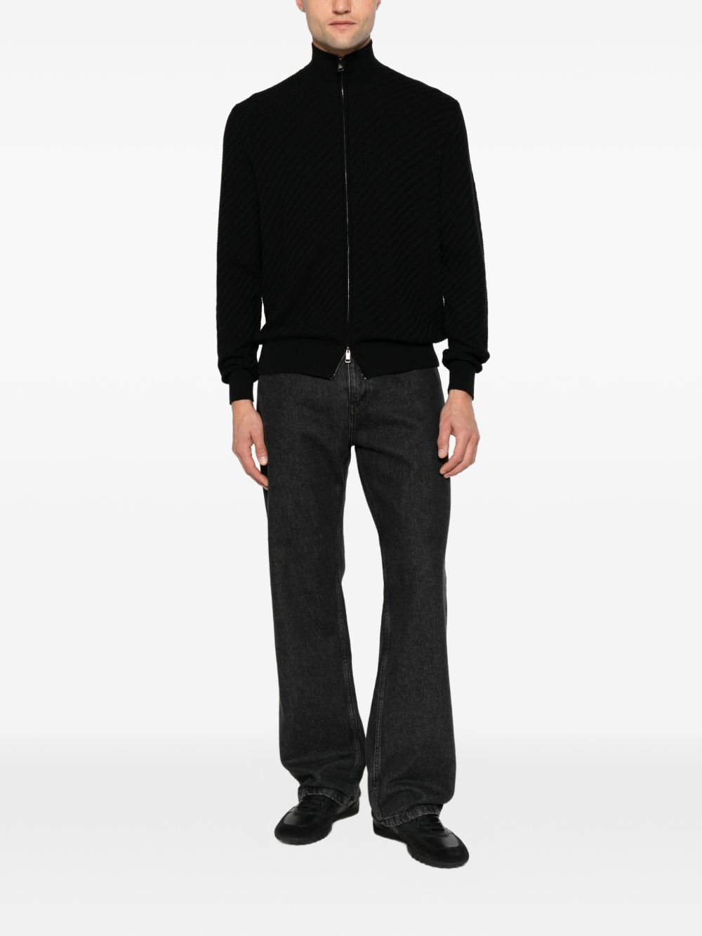 COTTON AND SILK CARDIGAN