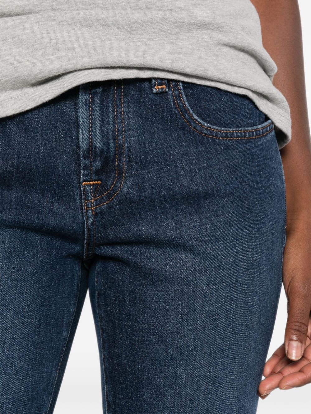 LOW CIGARETTE DENIM JEANS