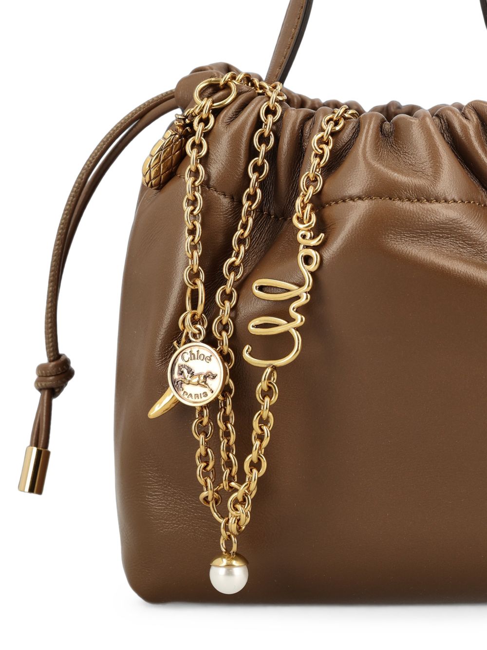 CHLOÉ ICONS LEATHER MINI BUCKET BAG