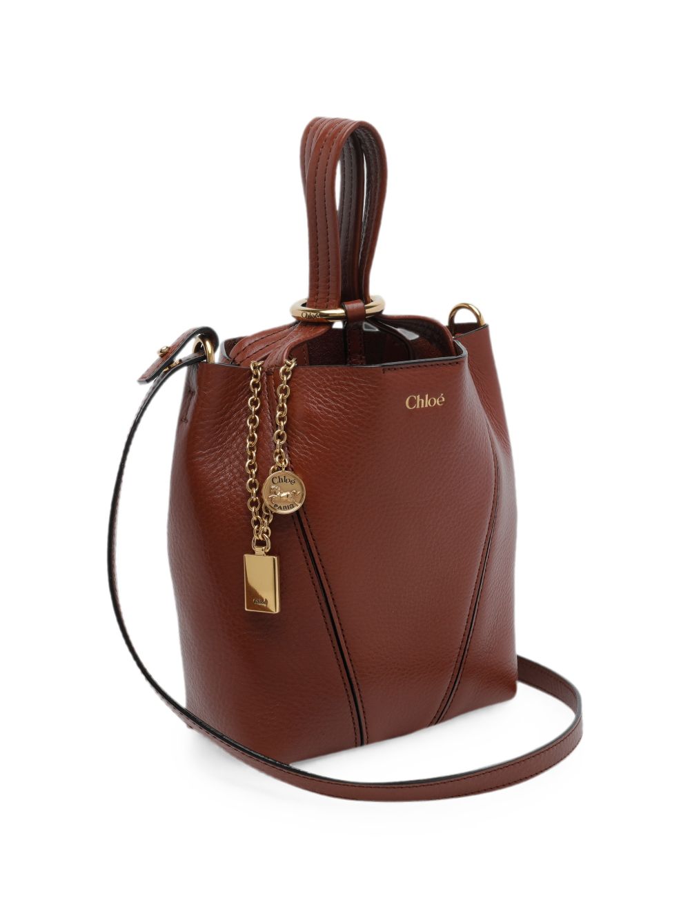 CHLOÉ SPIN SMALL LEATHER TOTE