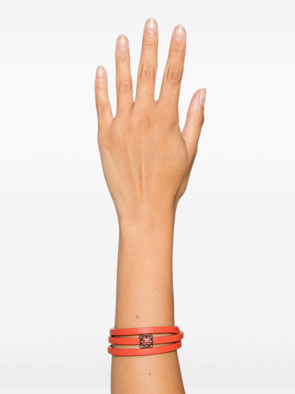 ANAGRAM BOMBÉ LEATHER BRACELET