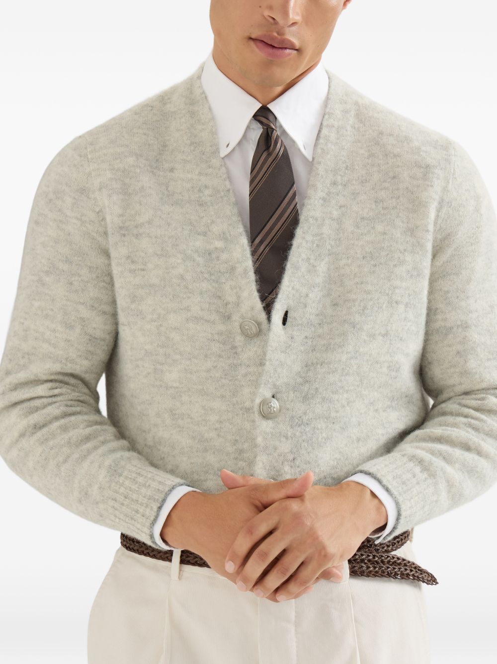 WOOL AND CASHMERE CARDIGAN