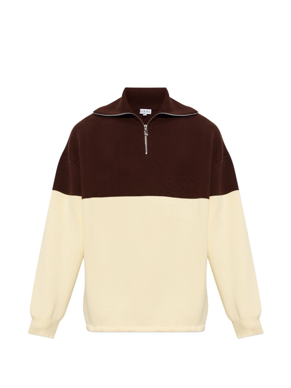 COTTON ZIPPED SWEATER