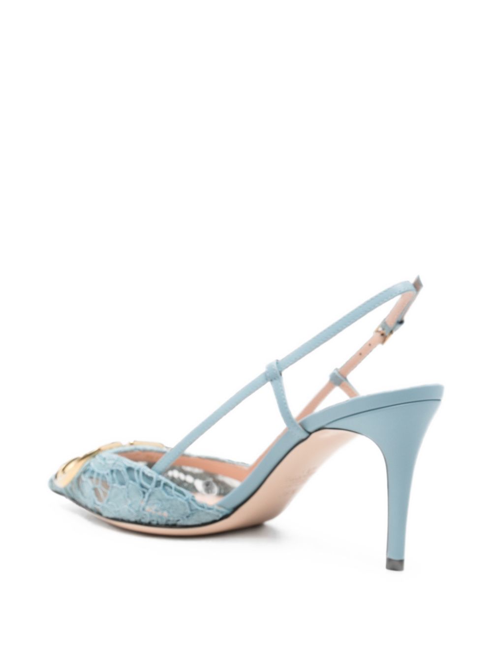 VLOGO SIGNATURE LACE PUMPS