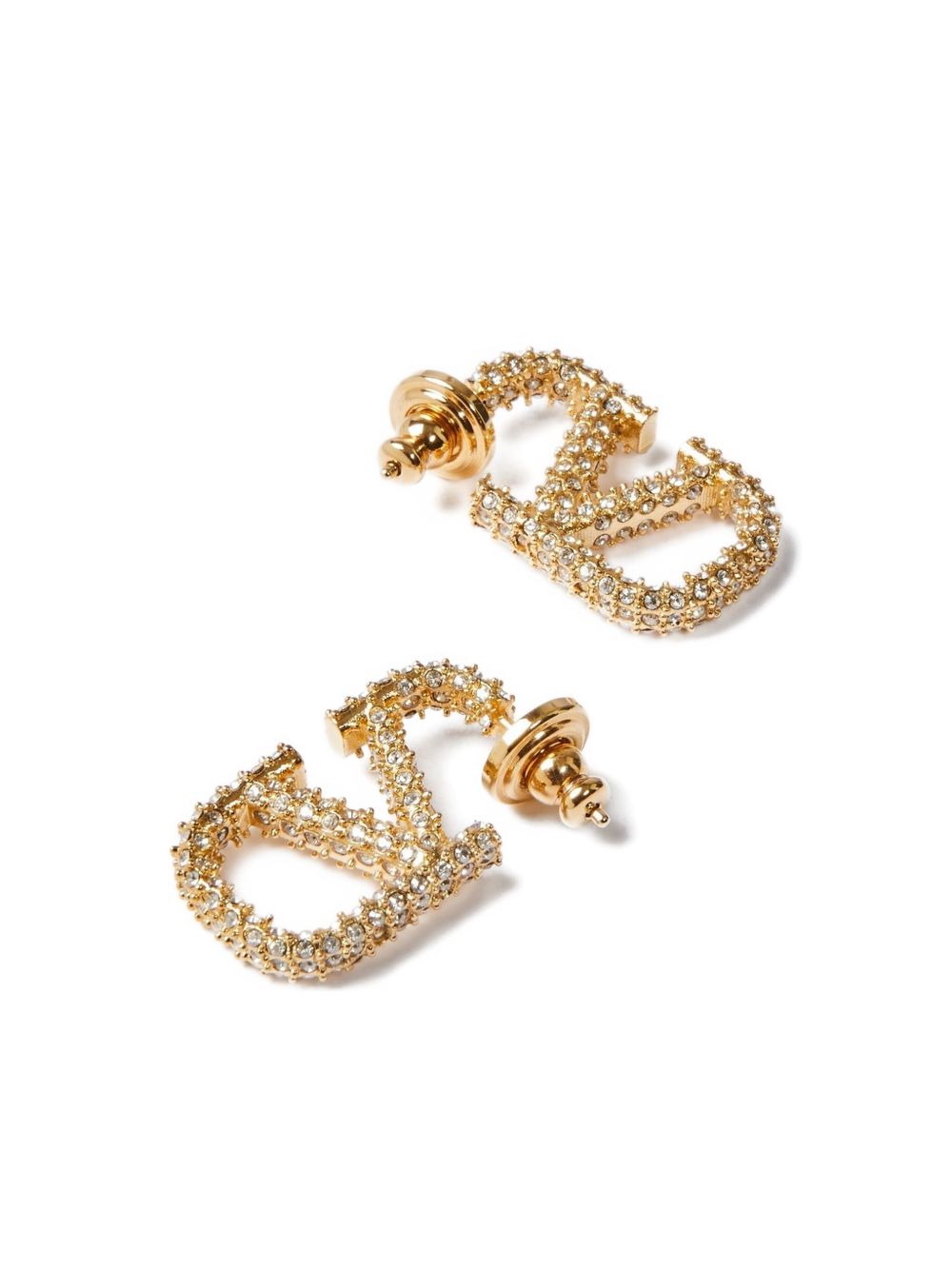 VLOGO SIGNATURE STRASS EARRINGS