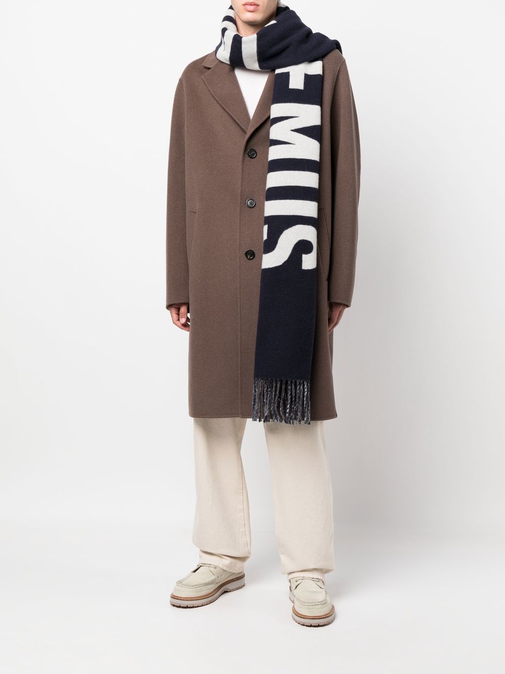 LOGO WOOL SCARF