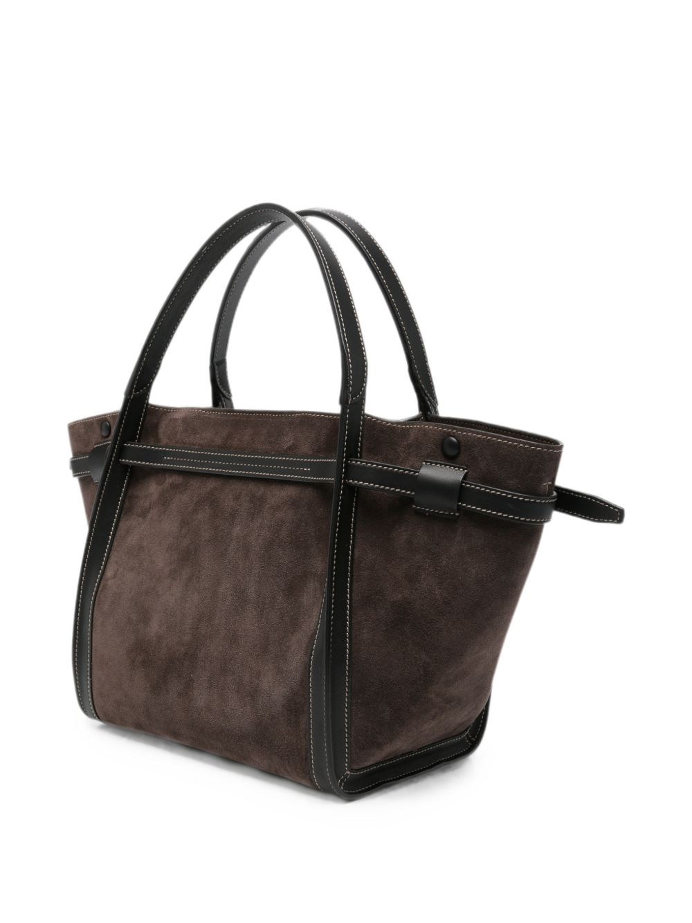 T TIMELESS SMALL LEATHER TOTE BAG