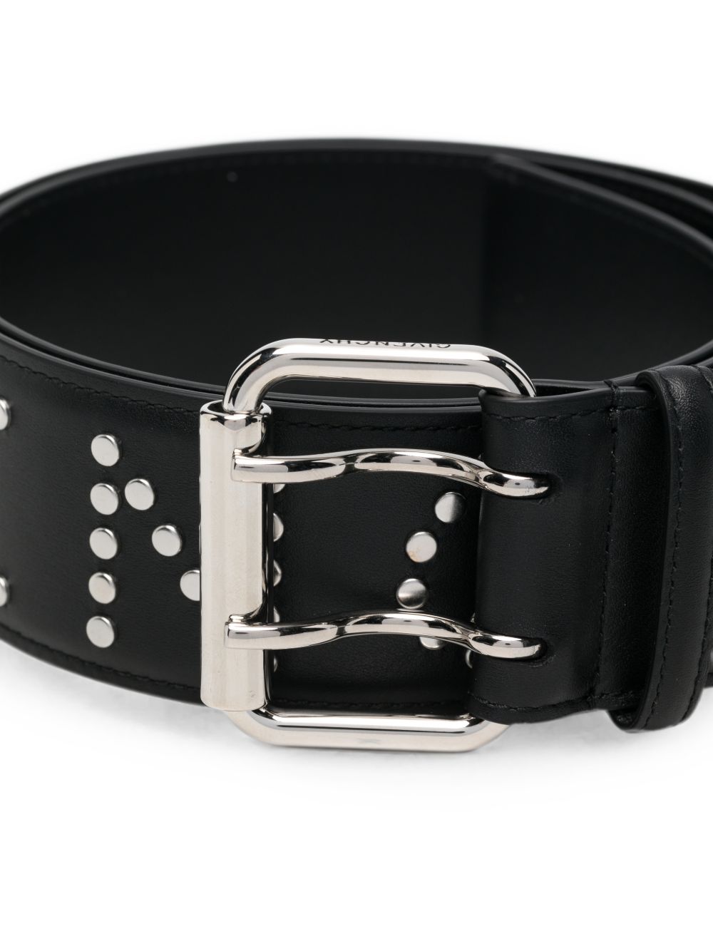 STUDDED LEATHER BELT