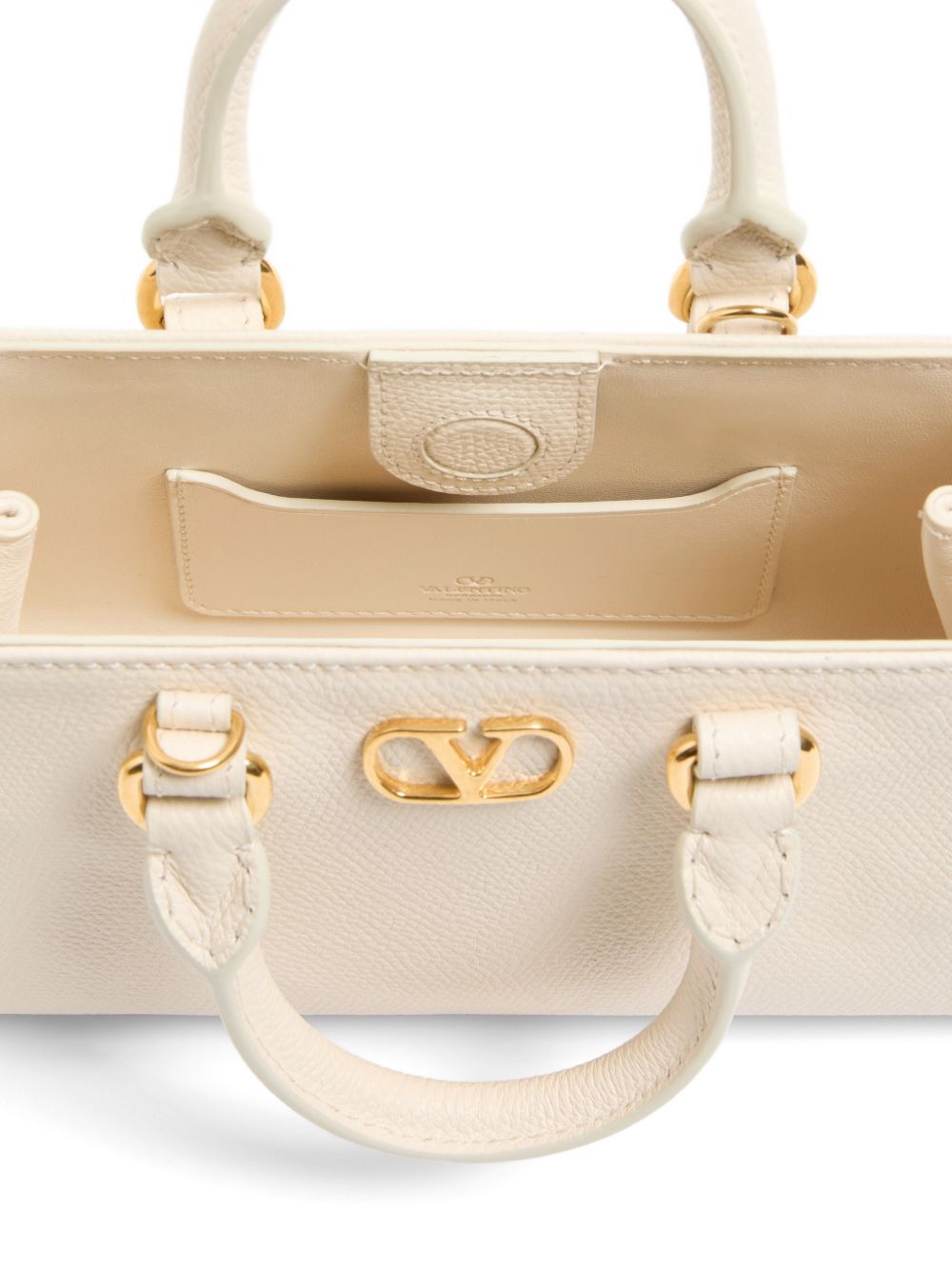 VLOGO SIGNATURE LEATHER MINI BAG