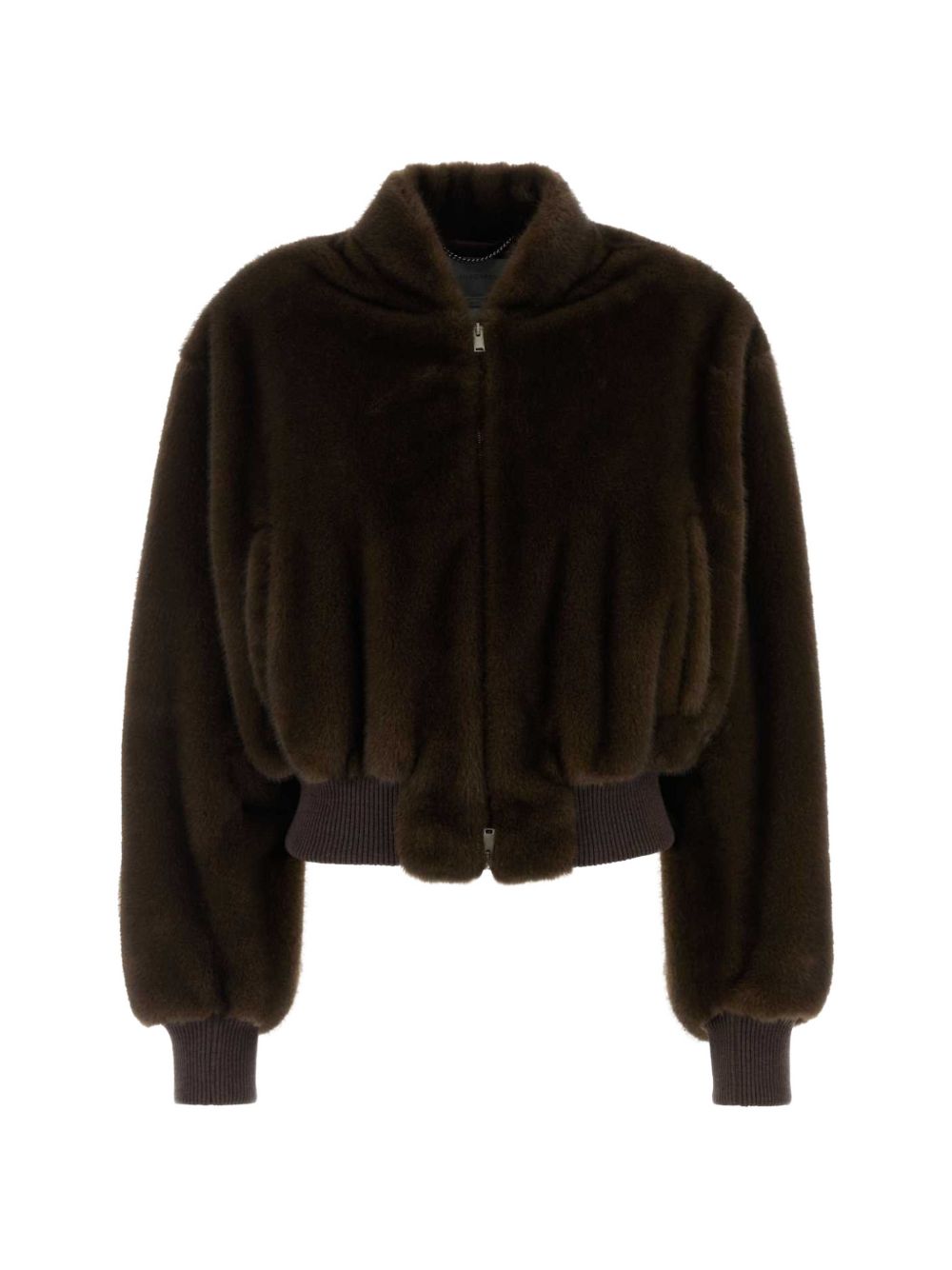 FAUX-FUR BOMBER JACKET
