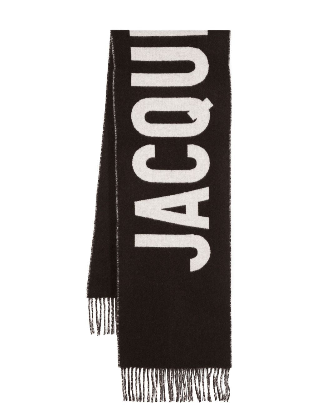 LOGO WOOL SCARF
