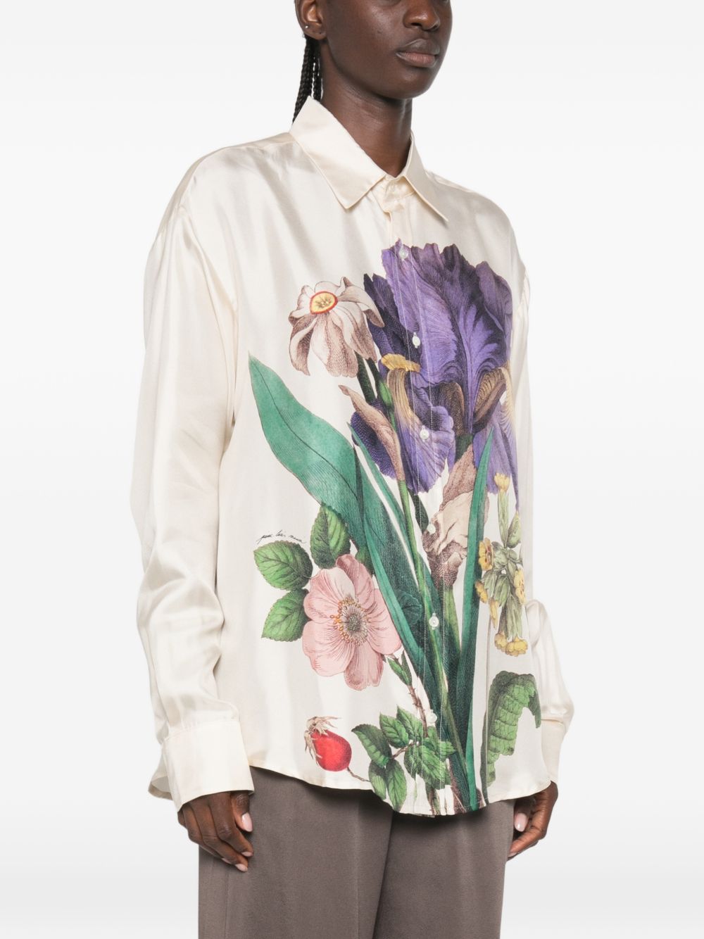 PRINTED SILK SHIRT