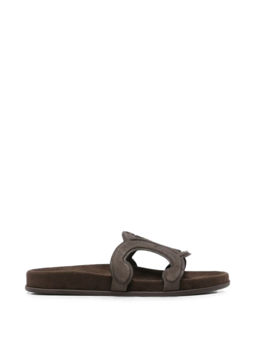 TRIOMPHE SUEDE LEATHER SANDALS