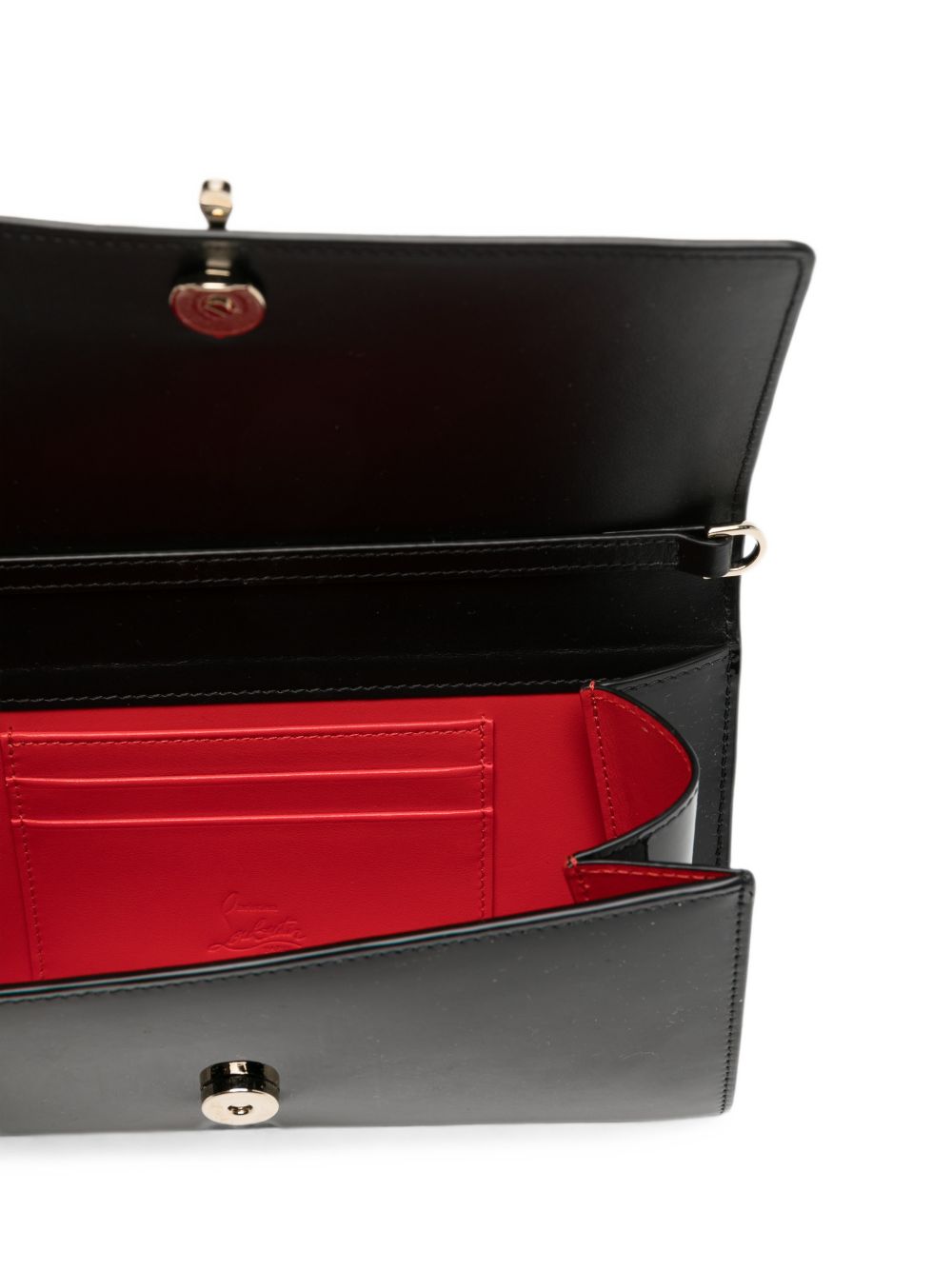 BETTINA PATENT LEATHER WALLET ON CHAIN