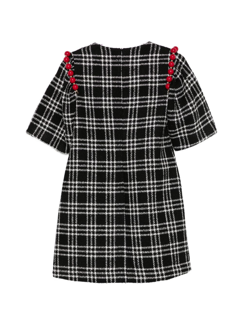 CHECKED SHORT DRESS