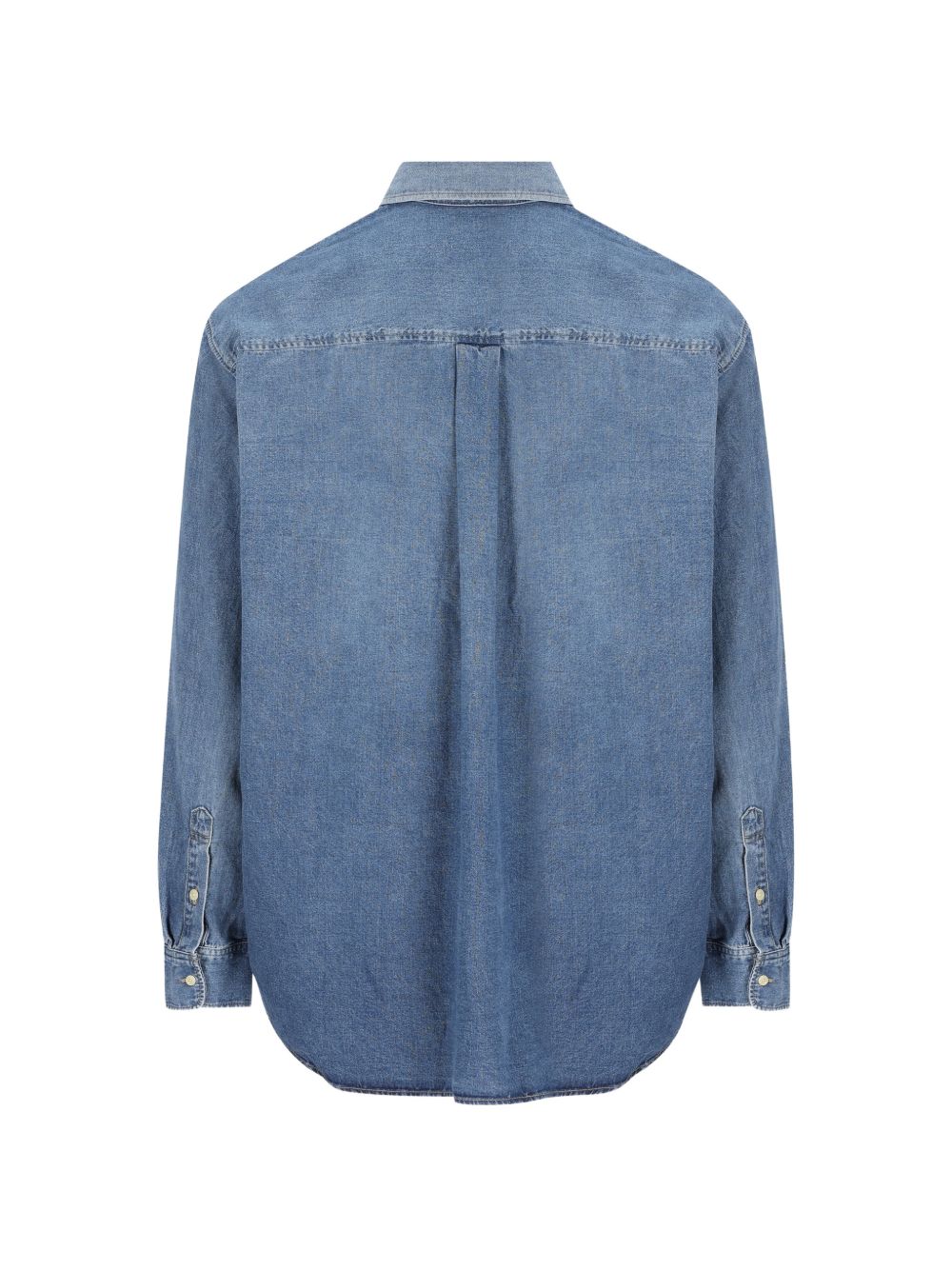 LOGO COTTON DENIM SHIRT