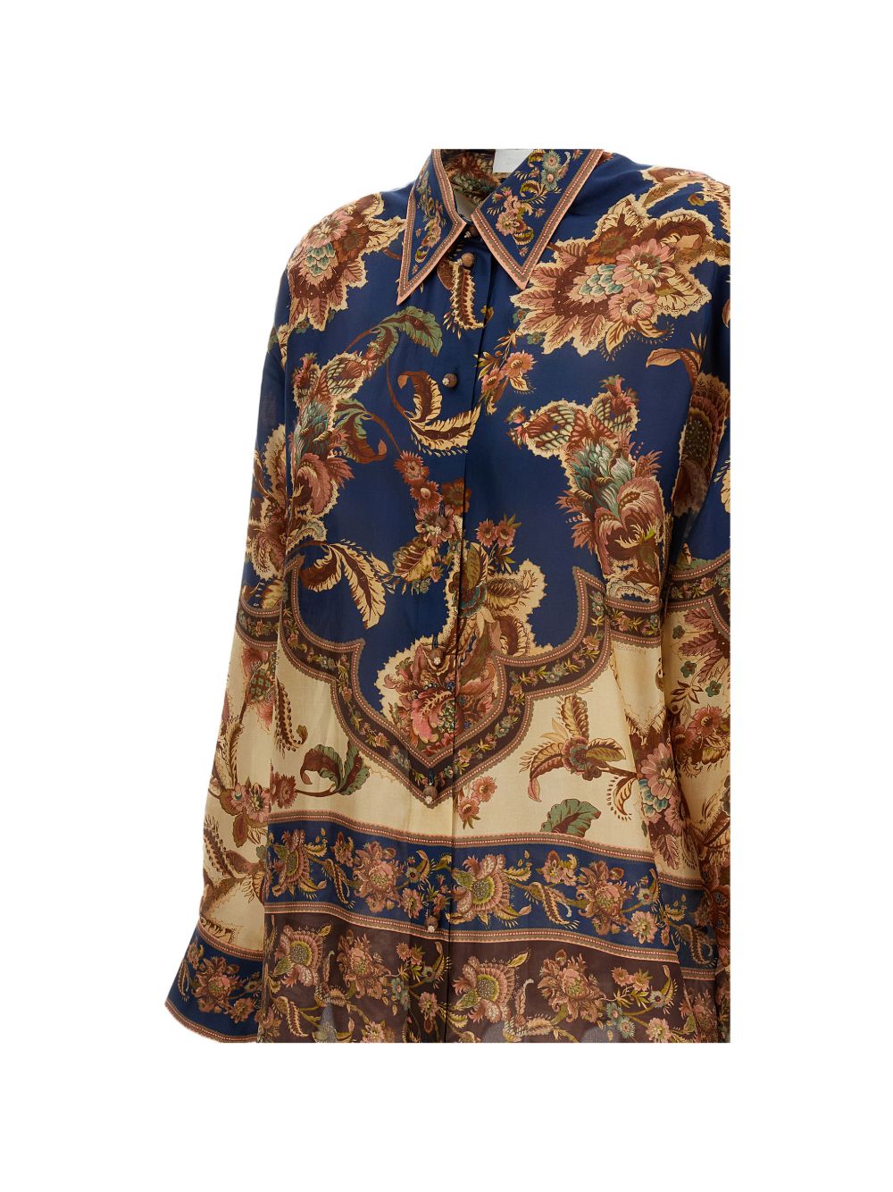 ASTER PRINTED SILK SHIRT