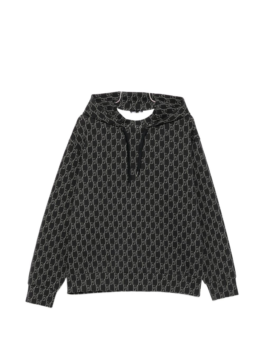 PRINTED COTTON HOODIE