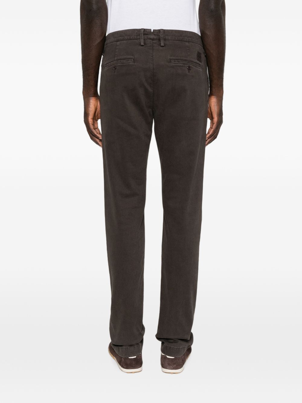 SLIM FIT COTTON TROUSERS