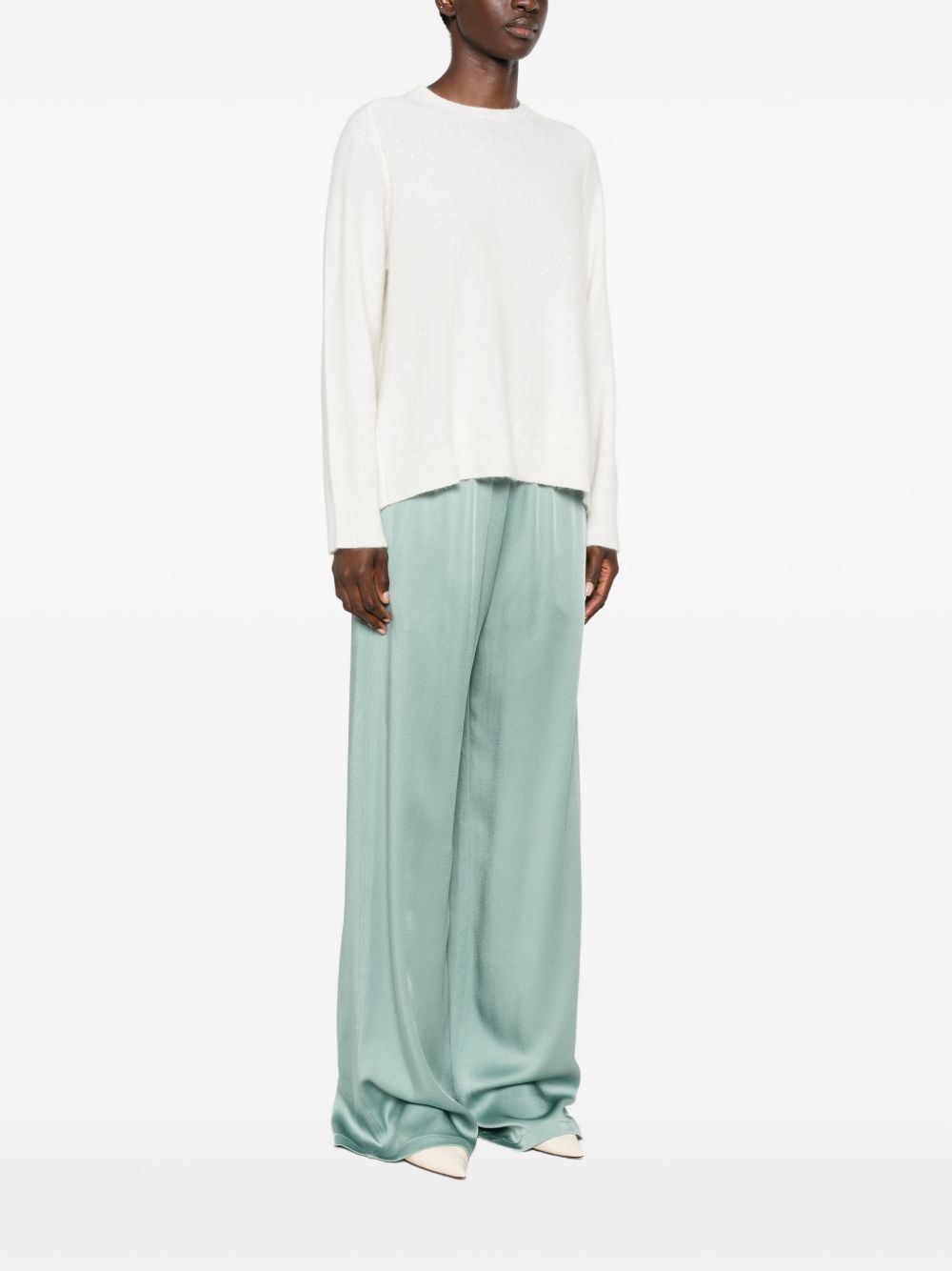WOOL AND SILK BLEND SWEATER