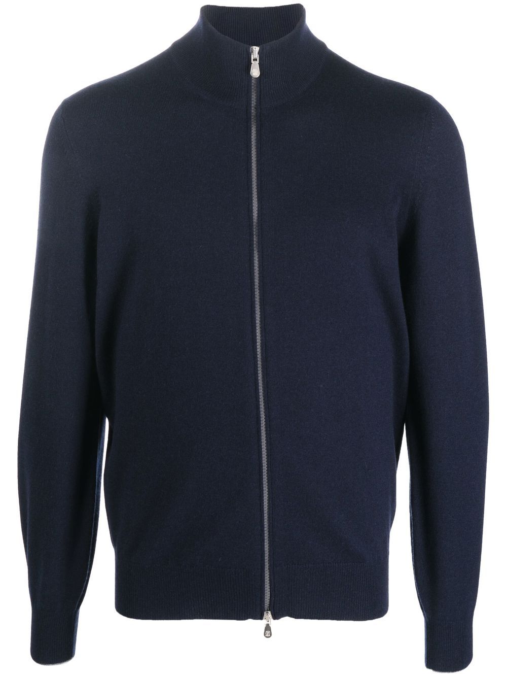 CASHMERE ZIPPED CARDIGAN