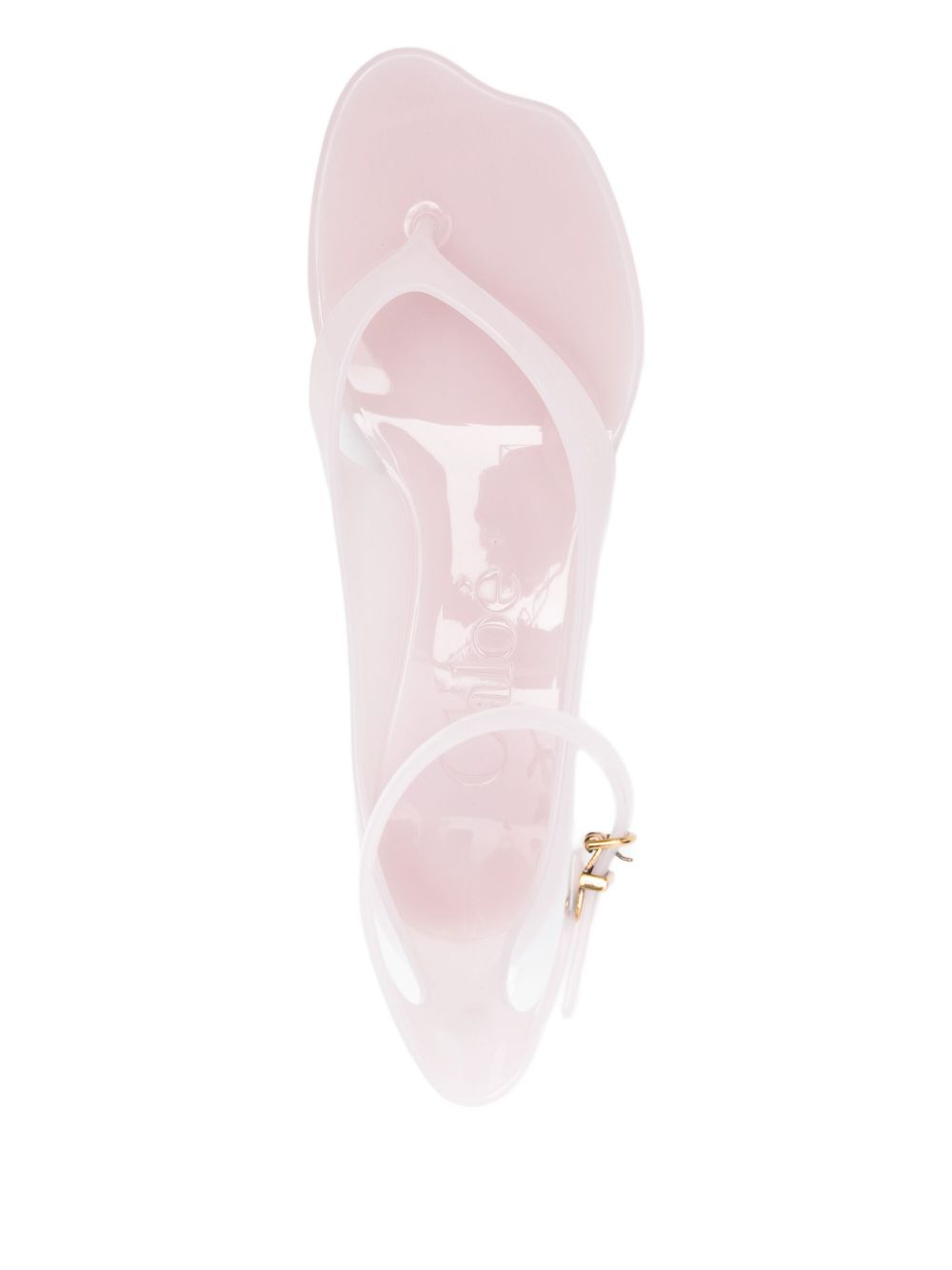 CHLOÉ JELLY THONG SANDALS