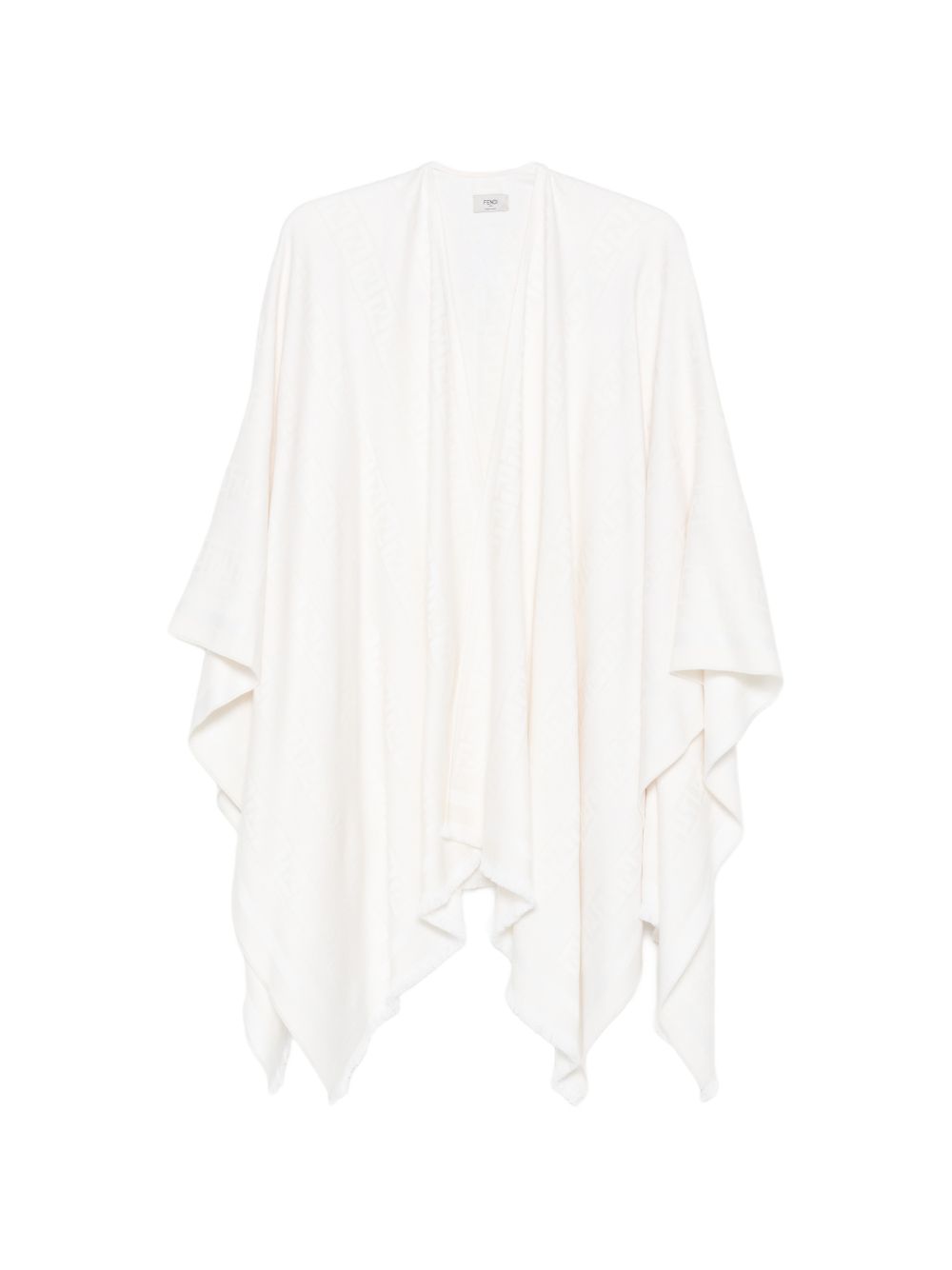 FF WOOL AND SILK PONCHO