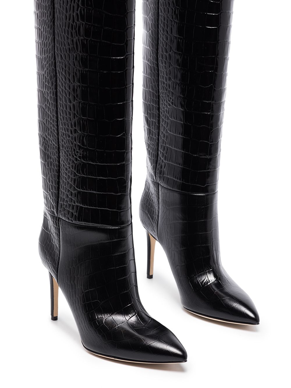 STILETTO LEATHER BOOTS