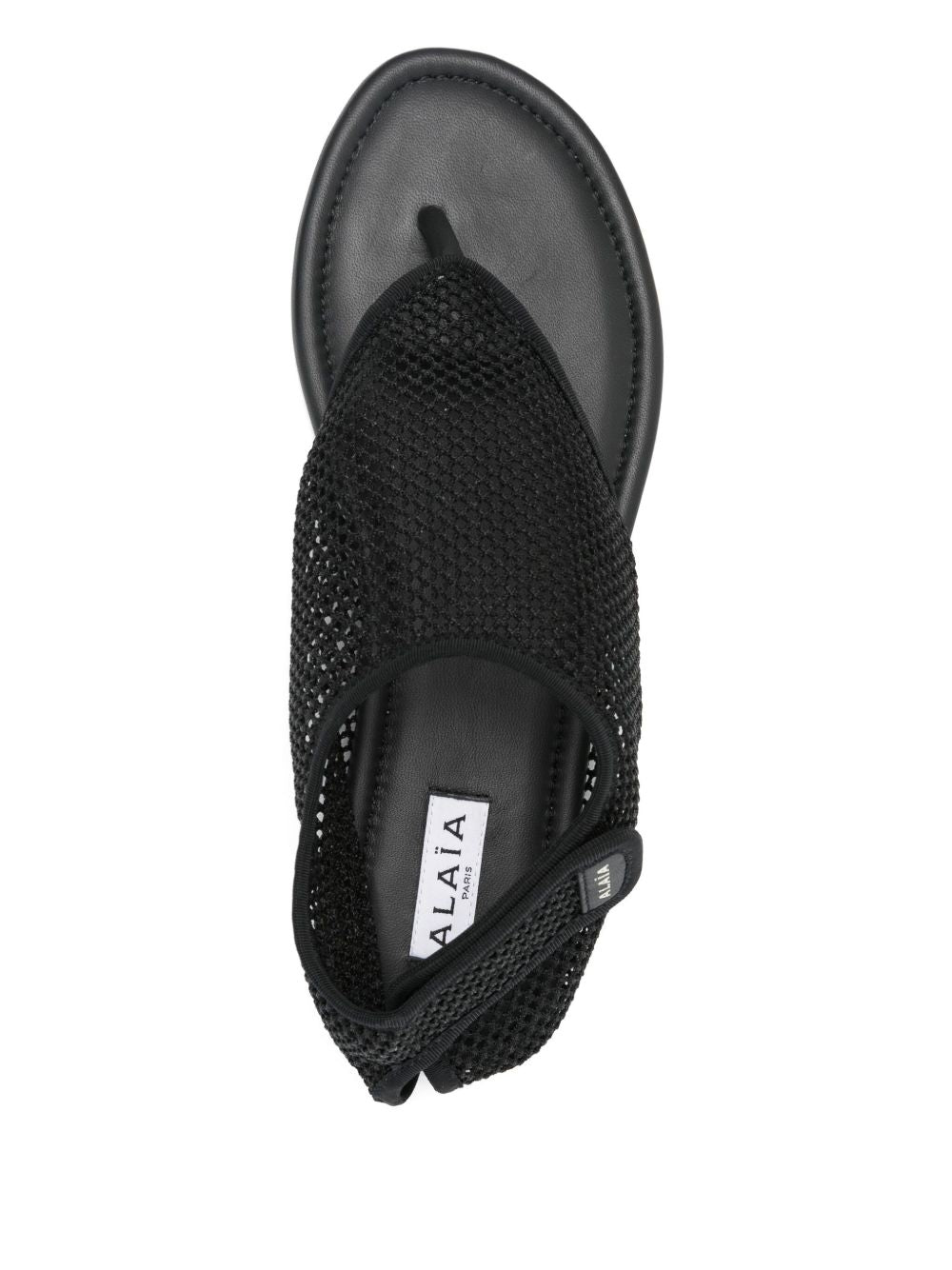 FISHNET THONG SANDALS