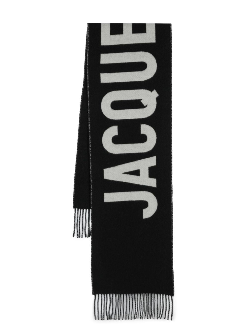LOGO WOOL SCARF