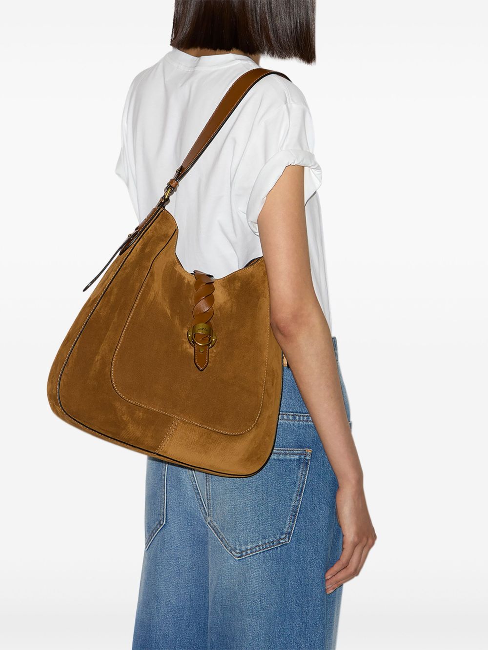 ALTAY SUEDE LEATHER HOBO BAG