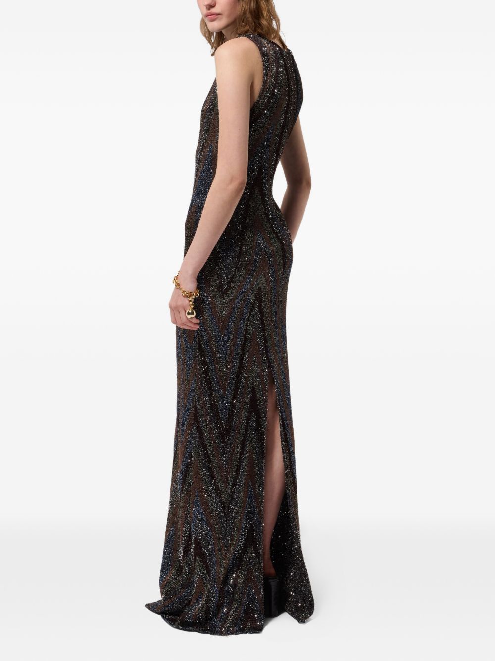 PRINTED LONG DRESS