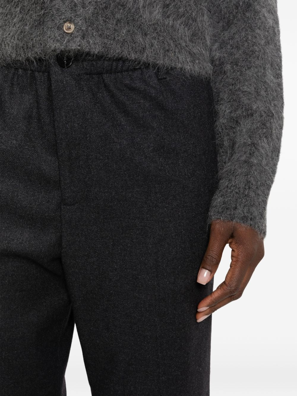 WOOL BLEND TROUSERS