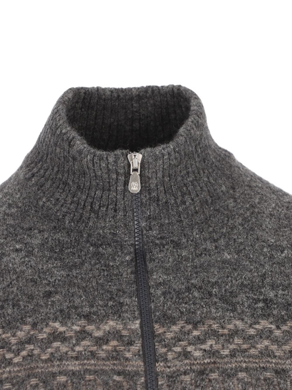 WOOL ZIPPED CARDIGAN