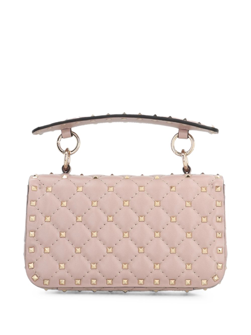 ROCKSTUD SPIKE SMALL LEATHER SHOULDER BAG