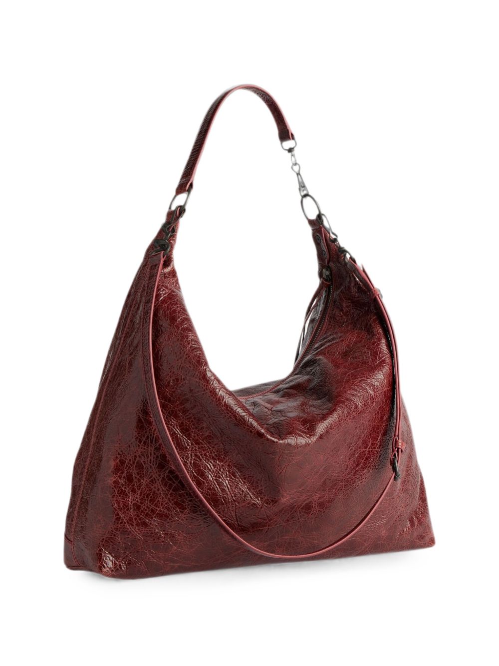 LE CITY LEATHER HOBO BAG