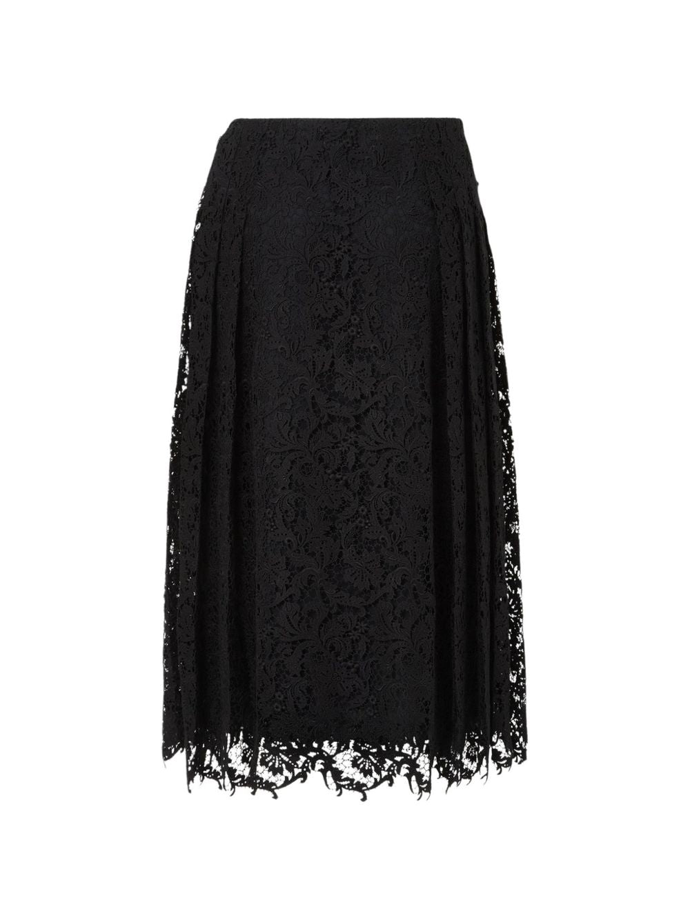 MACRAMÉ LACE MIDI SKIRT